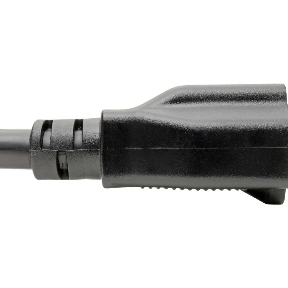 Tripp Lite by Eaton Power Cord Adapter NEMA L5-20P to NEMA 5-15R - Heavy-Duty 20A 125V 12 AWG 6-in. (15.24 cm) Black