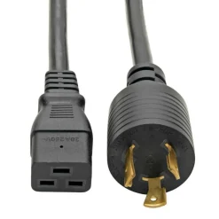Tripp Lite by Eaton Power Cord C19 to NEMA L6-20 - Heavy-Duty 20A 250V 12 AWG 10 ft. (3.05 m) Black