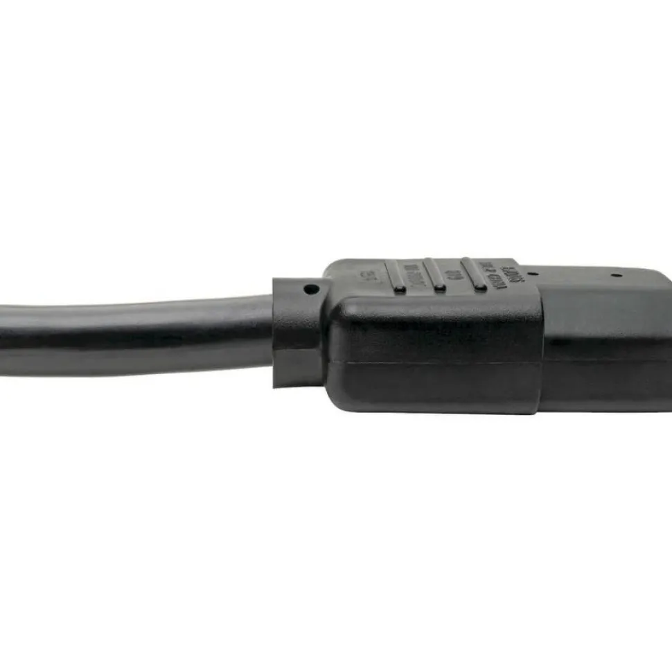 Tripp Lite by Eaton Power Cord NEMA 5-15P to C15 - Heavy-Duty 15A 125V 14 AWG 8 ft. (2.43 m) Black