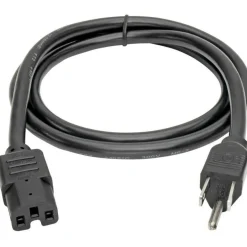Tripp Lite by Eaton Power Cord NEMA 5-15P to C15 - Heavy-Duty 15A 125V 14 AWG 8 ft. (2.43 m) Black