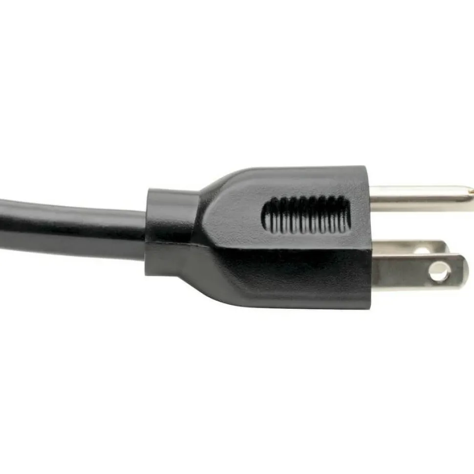 Tripp Lite by Eaton Power Cord NEMA 5-15P to C15 - Heavy-Duty 15A 125V 14 AWG 8 ft. (2.43 m) Black