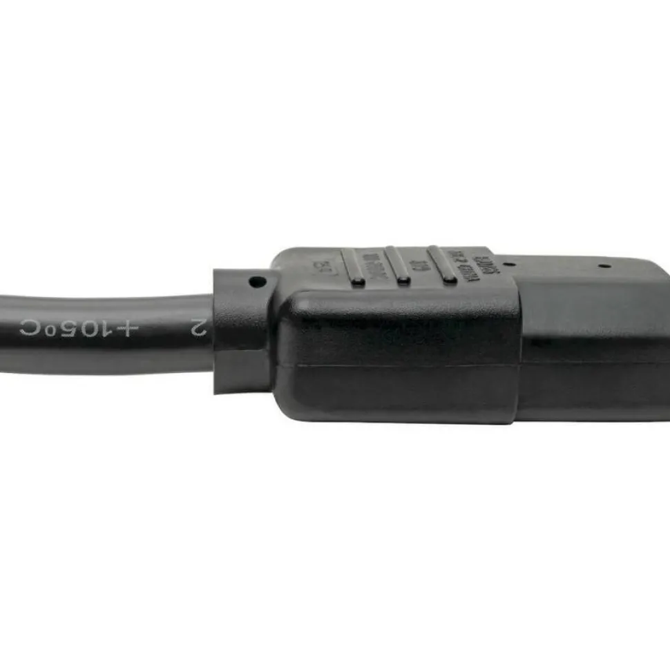 Tripp Lite by Eaton Power Cord C14 to C15 - Heavy-Duty 15A 250V 14 AWG 3 ft. (0.91 m) Black