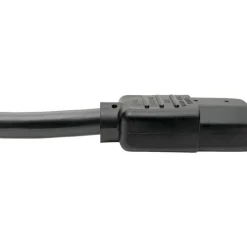 Tripp Lite by Eaton Power Cord NEMA 5-15P to C15 - Heavy-Duty 15A 125V 14 AWG 4 ft. (1.22 m) Black