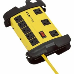 Tripp Lite by Eaton Power It! 8-Outlet Safety Power Strip 15 ft. (4.57 m) Cord Hang Holes Cord Wrap Outlet Covers
