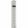 Tripp Lite by Eaton Protect It! 7-Outlet Surge Protector 6 ft. Cord 1080 Joules Diagnostic LED Light Gray Housing