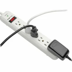 Tripp Lite by Eaton Protect It! 7-Outlet Surge Protector 6 ft. Cord 1080 Joules Diagnostic LED Light Gray Housing