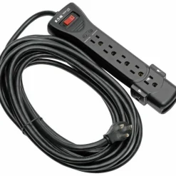 Tripp Lite by Eaton Protect It! 7-Outlet Surge Protector 25 ft. Cord 2160 Joules Black Housing