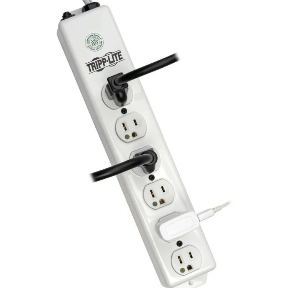 Tripp Lite by Eaton Safe-IT Medical-Grade Power Strip UL 1363 6x Hospital-Grade Outlets Antimicrobial 6 ft. Cord