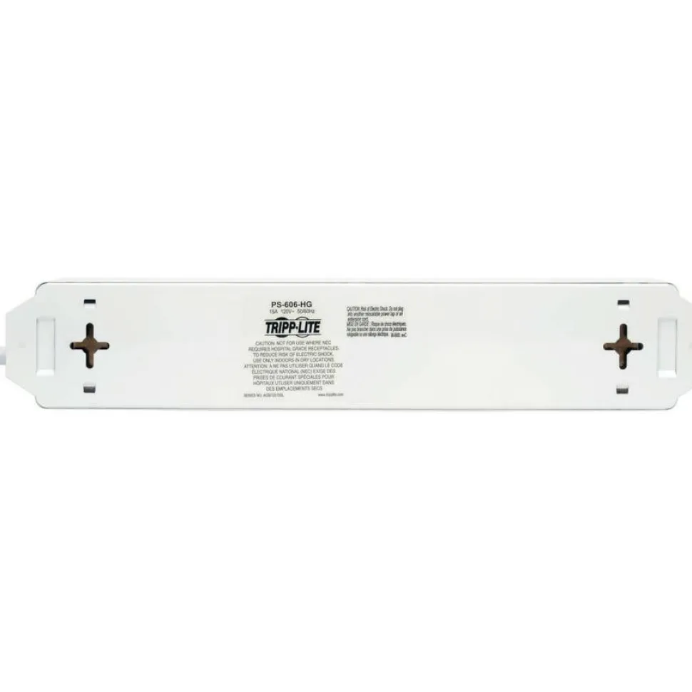 Tripp Lite by Eaton Safe-IT Medical-Grade Power Strip UL 1363 6x Hospital-Grade Outlets Antimicrobial 6 ft. Cord