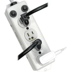 Tripp Lite by Eaton Safe-IT UL 1363A Medical-Grade Power Strip for Patient-Care Vicinity 4x 15A Hospital-Grade Outlets Safety Covers 7 ft. Cord