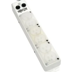 Tripp Lite by Eaton Safe-IT UL 1363A Medical-Grade Power Strip for Patient-Care Vicinity 6x Hospital-Grade Outlets 15 ft. Right-Angle Cord