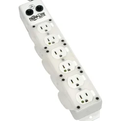 Tripp Lite by Eaton Safe-IT UL 1363A Medical-Grade Power Strip for Patient-Care Vicinity 6x Hospital-Grade Outlets 15 ft. Right-Angle Cord