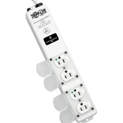 Tripp Lite by Eaton Safe-IT UL 60601-1 Medical-Grade Surge Protector for Patient-Care Vicinity 4x Hospital-Grade Outlets 15 ft. Cord Antimicrobial Protection