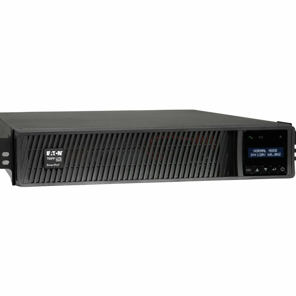 Tripp Lite by Eaton series UPS SmartPro 1950VA 1950W 120V Line-Interactive Sine Wave UPS - 7 Outlets Extended Run Network Card Included LCD USB DB9 ENERGY STAR V2.0 2U Rack/Tower
