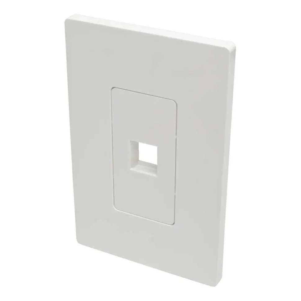 Tripp Lite by Eaton Single-Gang 1-Port Wall Plate Keystone Cat5/6 USB HDMI Dport RCA