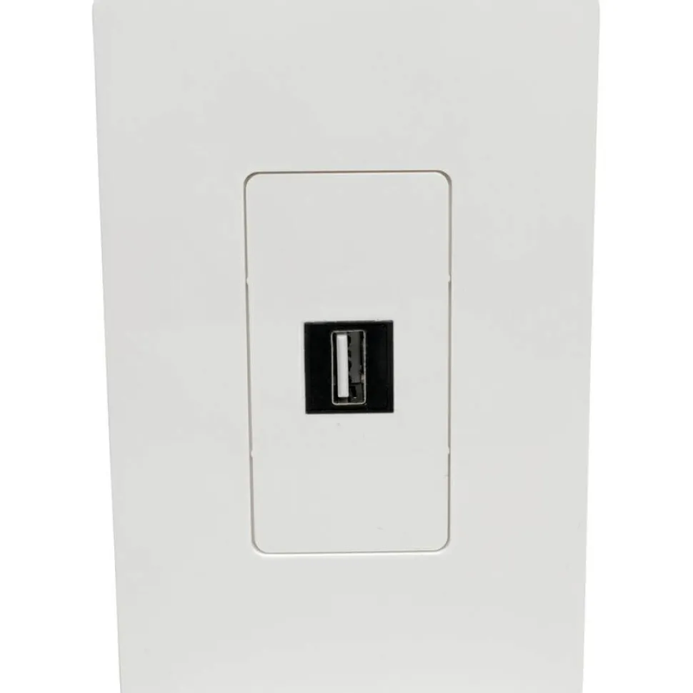 Tripp Lite by Eaton Single-Gang 1-Port Wall Plate Keystone Cat5/6 USB HDMI Dport RCA