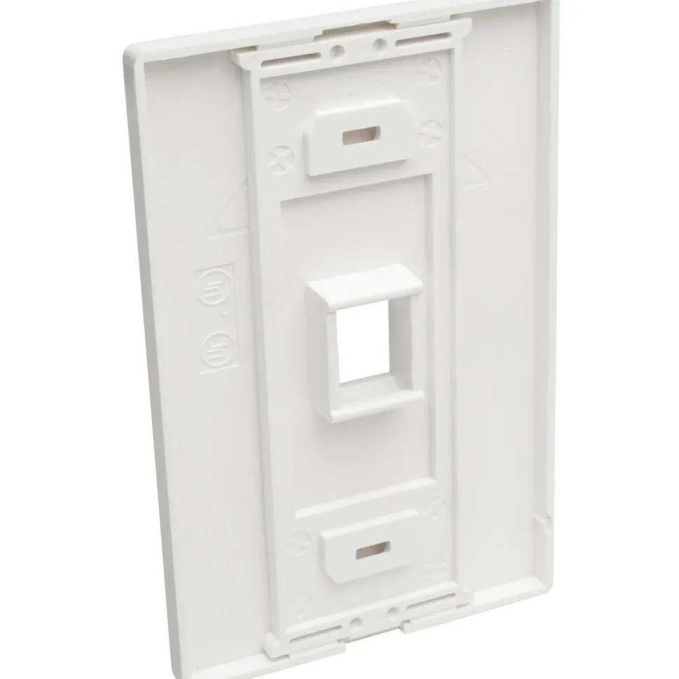 Tripp Lite by Eaton Single-Gang 1-Port Wall Plate Keystone Cat5/6 USB HDMI Dport RCA