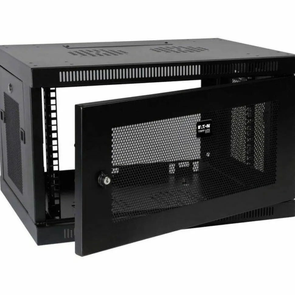Tripp Lite by Eaton SmartRack 6U Low-Profile Switch-Depth Wall-Mount Mini Rack Enclosure