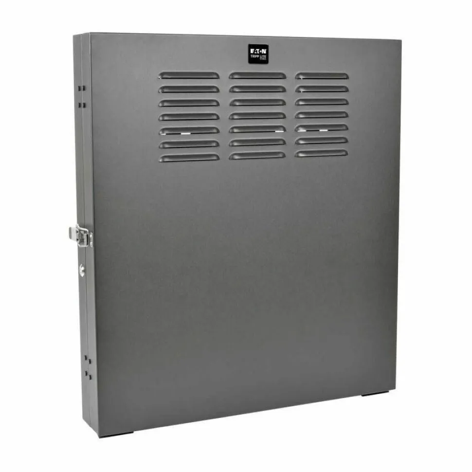 Tripp Lite by Eaton SmartRack 2U Low-Profile Vertical-Mount Switch-Depth Wall-Mount Rack Enclosure Cabinet
