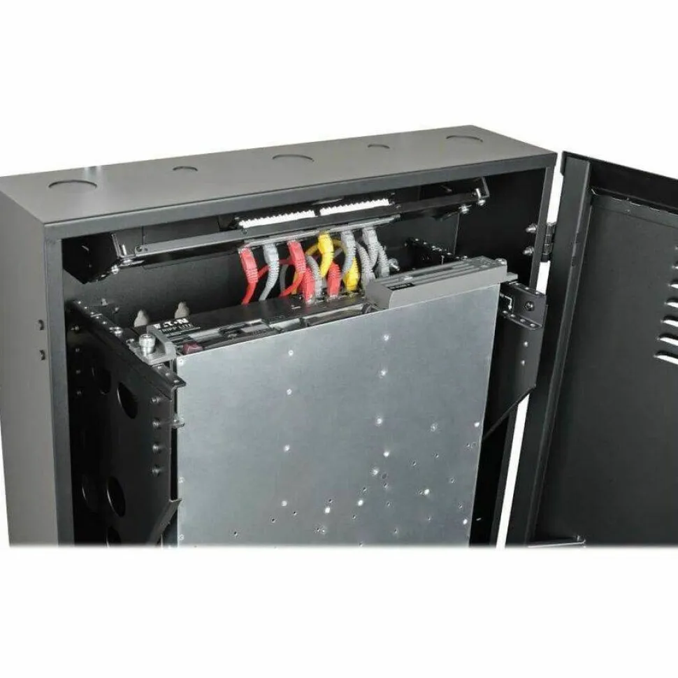 Tripp Lite by Eaton SmartRack 2U Low-Profile Vertical-Mount Switch-Depth Wall-Mount Rack Enclosure Cabinet