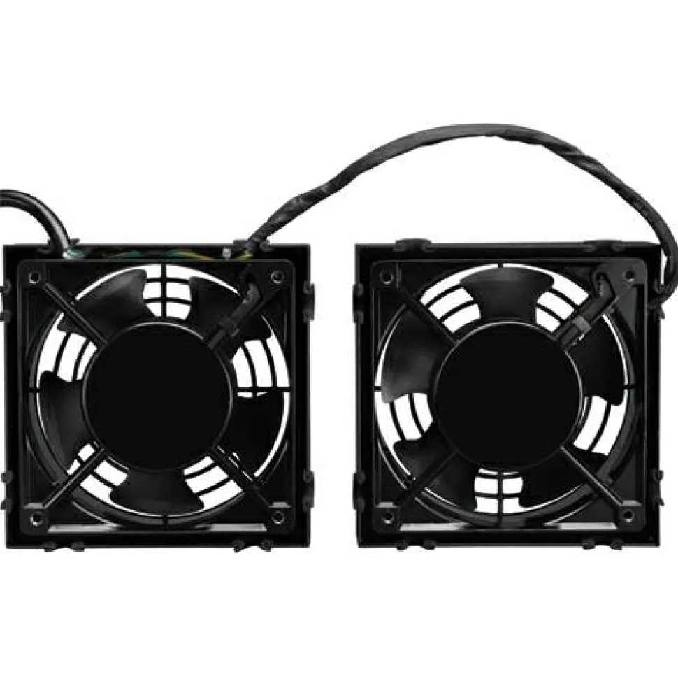Tripp Lite by Eaton SmartRack Wall-Mount Roof Fan Kit - 2-120V high-performance fans; 210 CFM; 5-15P plug