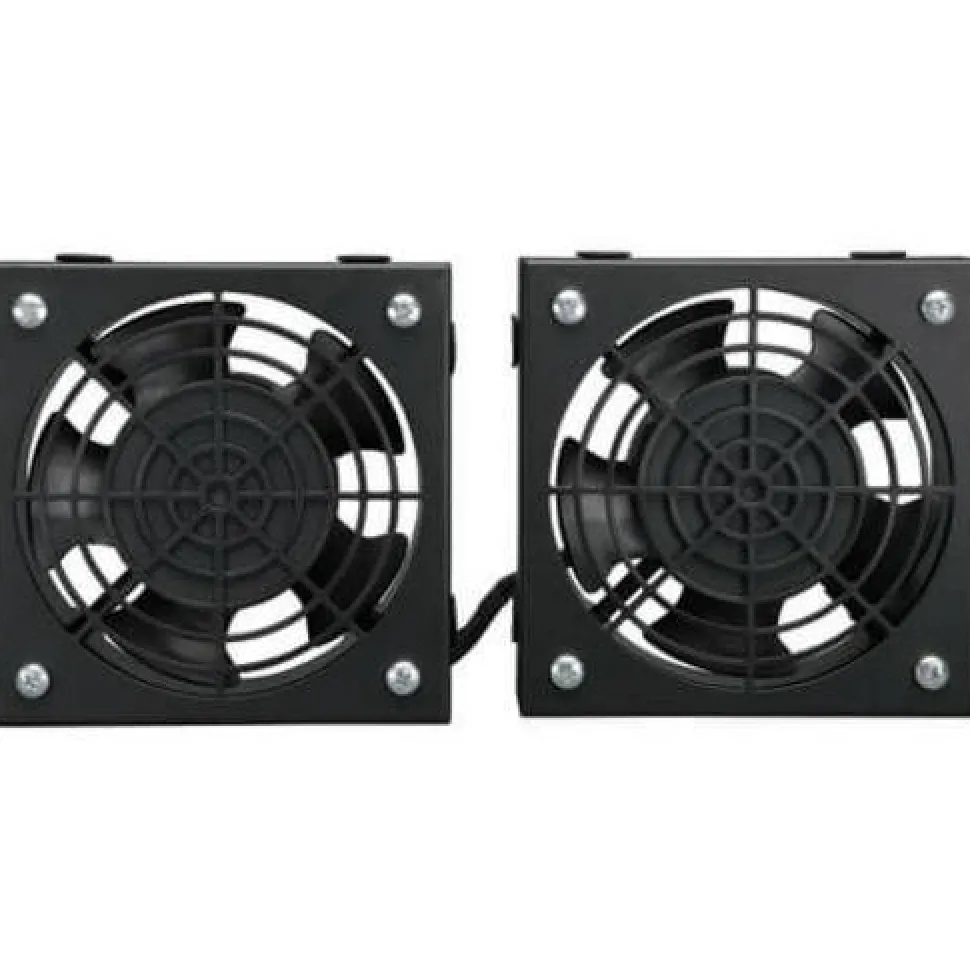 Tripp Lite by Eaton SmartRack Wall-Mount Roof Fan Kit - 2-120V high-performance fans; 210 CFM; 5-15P plug