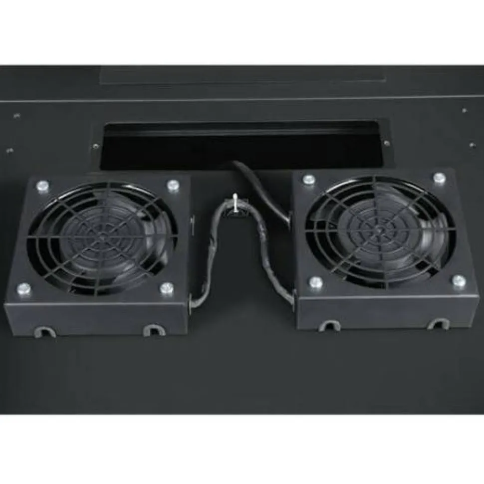 Tripp Lite by Eaton SmartRack Wall-Mount Roof Fan Kit - 2-120V high-performance fans; 210 CFM; 5-15P plug