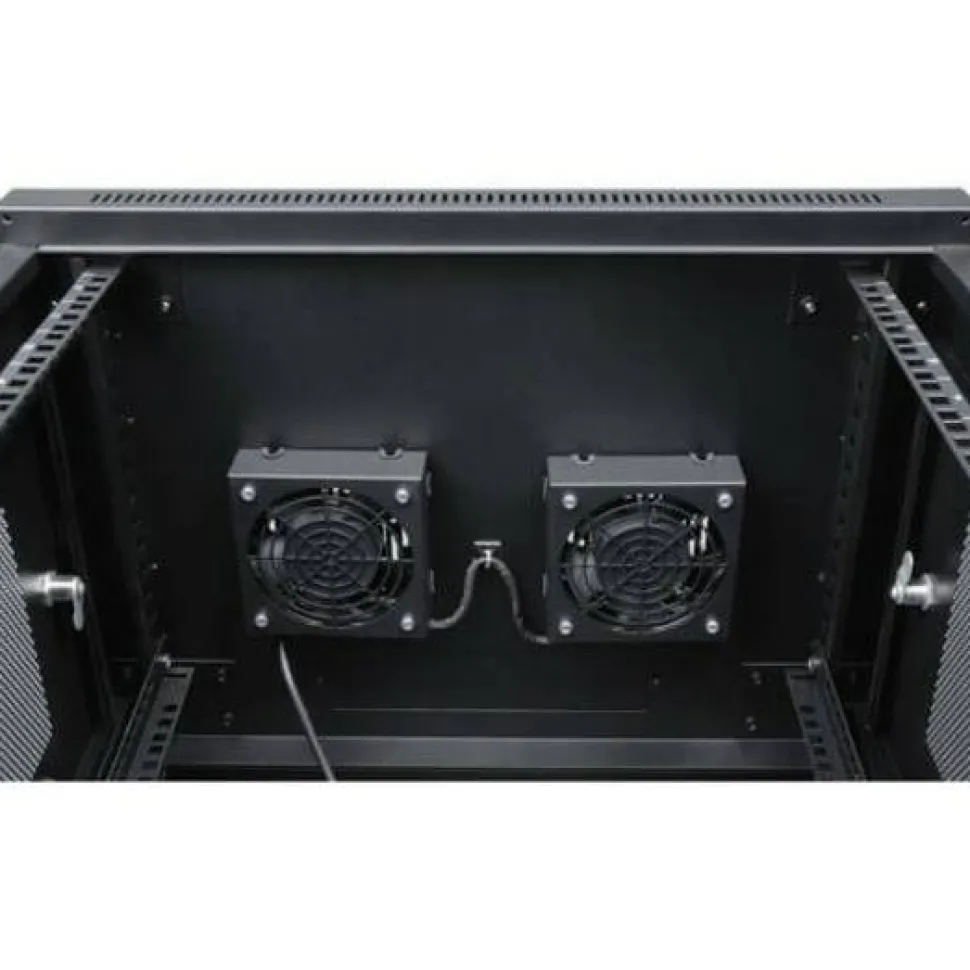 Tripp Lite by Eaton SmartRack Wall-Mount Roof Fan Kit - 2-120V high-performance fans; 210 CFM; 5-15P plug