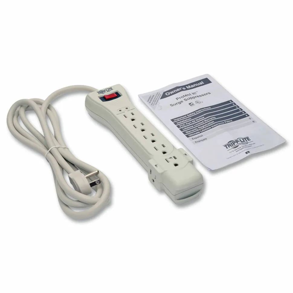 Tripp Lite by Eaton Surge Protector Power Strip 120V 7 Outlet 7' Cord 2160 Joules