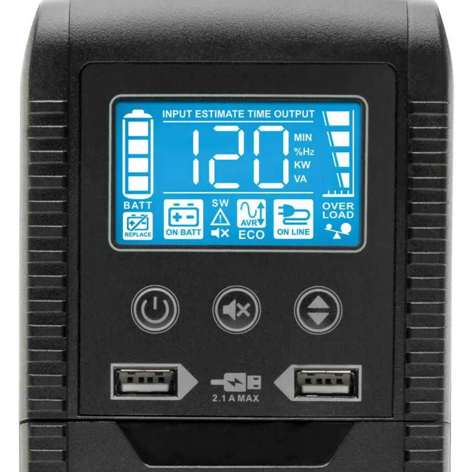 Tripp Lite by Eaton UPS Line Interactive UPS with USB and 10 Outlets - 120V 1300VA 720W 50/60 Hz AVR ECO Series ENERGY STAR V2.0