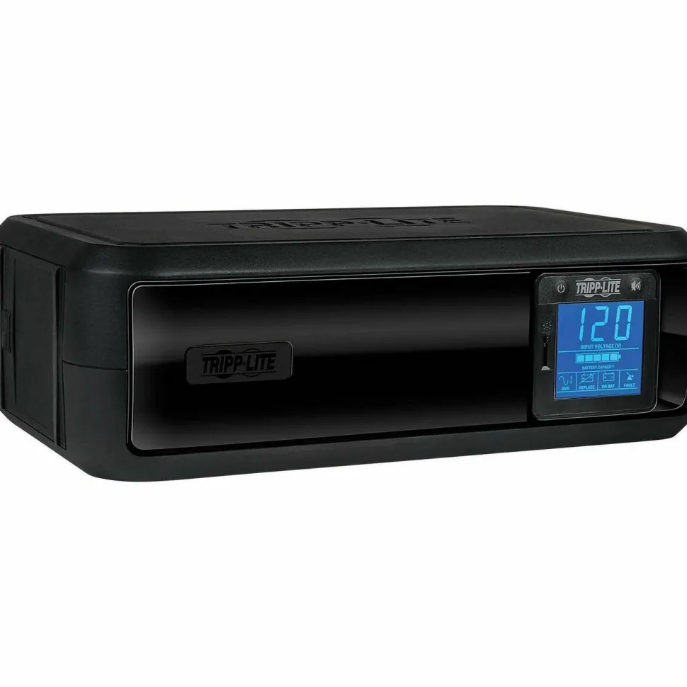 Tripp Lite by Eaton UPS OmniSmart LCD 120V 900VA 475W Line-Interactive UPS Tower LCD display USB port Battery Backup