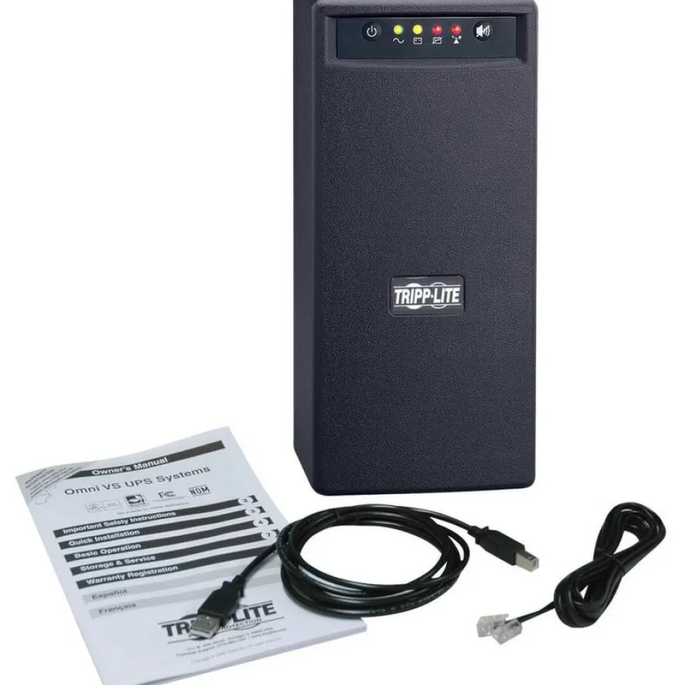 Tripp Lite by Eaton UPS OmniVS 120V 800VA 475W Line-Interactive UPS Tower USB port