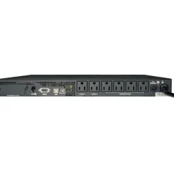 Tripp Lite by Eaton UPS SmartPro 120V 1kVA 800W Line-Interactive Sine Wave UPS Network Card Option USB DB9 6 Outlets 1U Rack/Vertical