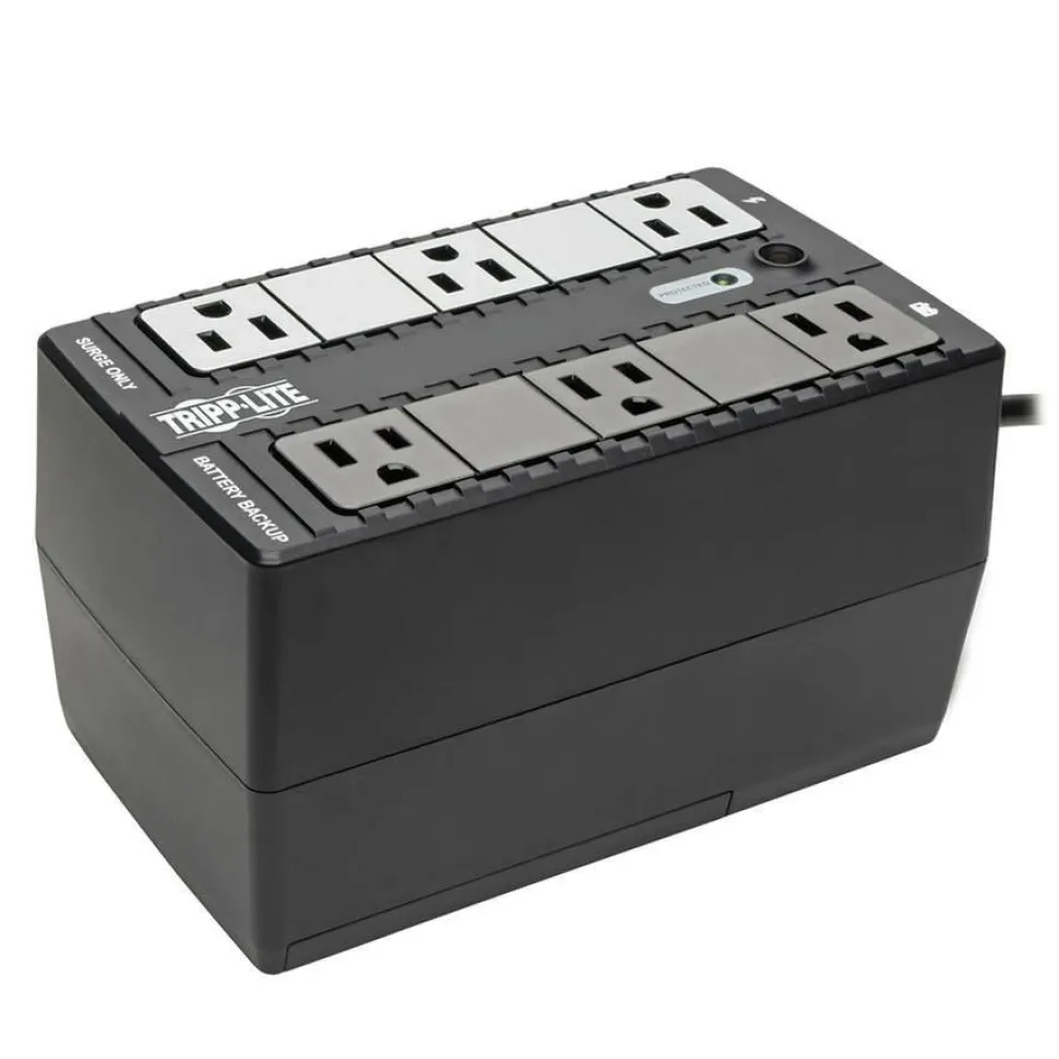 Tripp Lite by Eaton UPS 350VA 210W Desktop Wall Mount PC / MAC Battery Back Up Compact 50/60Hz 120V 6 Outlets 5-15P