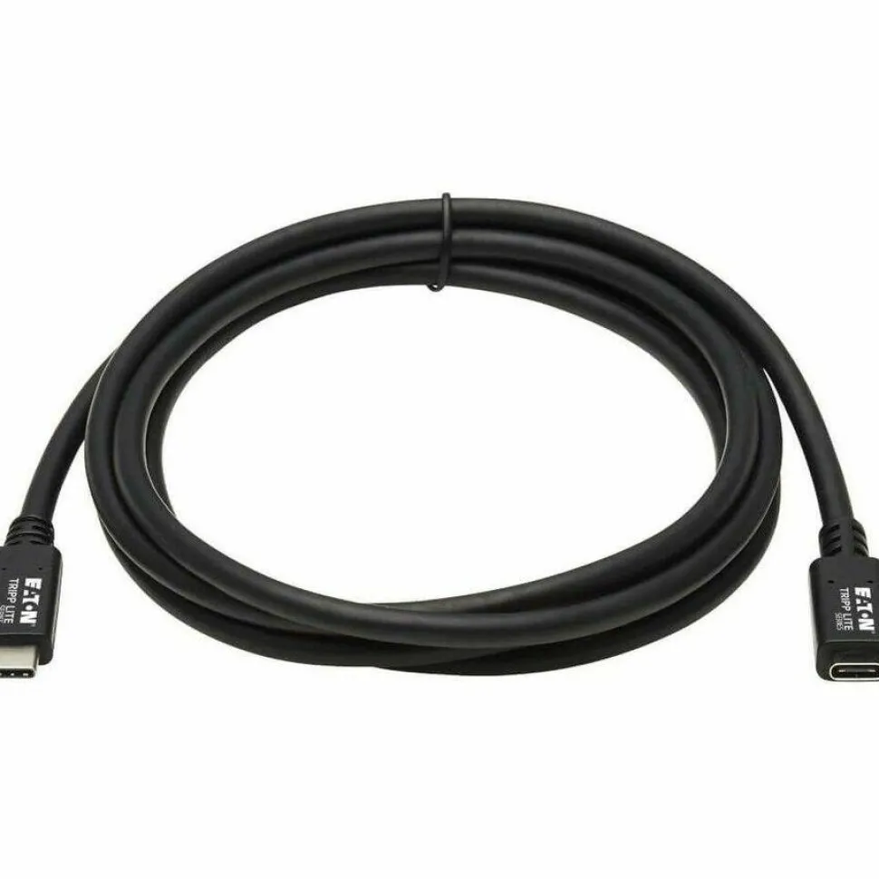 Tripp Lite by Eaton USB-C Extension Cable (M/F) - USB 3.2 Gen 1 (5 Gbps) Thunderbolt 3 Compatible Black 6 ft. (1.83 m)