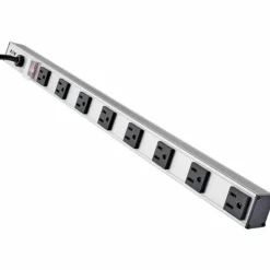Tripp Lite by Eaton Vertical Power Strip, 8 Outlets, 15 ft Cord, Silver