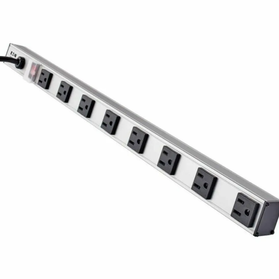 Tripp Lite by Eaton Vertical Power Strip, 8 Outlets, 15 ft Cord, Silver