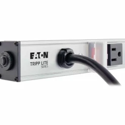 Tripp Lite by Eaton Vertical Power Strip, 8 Outlets, 15 ft Cord, Silver