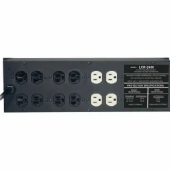 Tripp Lite by Eaton 2400W 120V 3U Rack-Mount Power Conditioner with Automatic Voltage Regulation (AVR) AC Surge Protection 14 Outlets