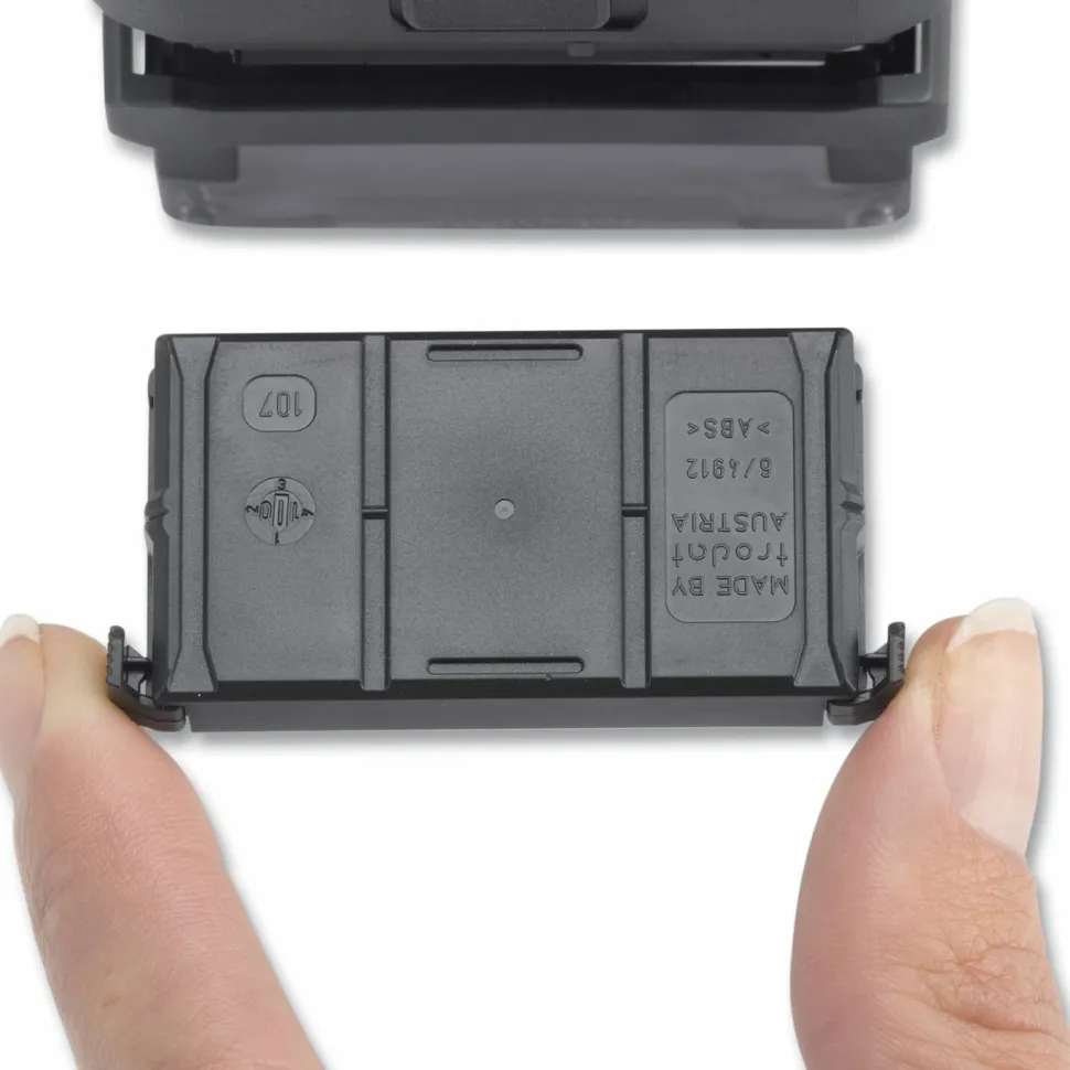 Trodat E4820 Replacement Ink Pad - 1 Each - Black Ink - Plastic