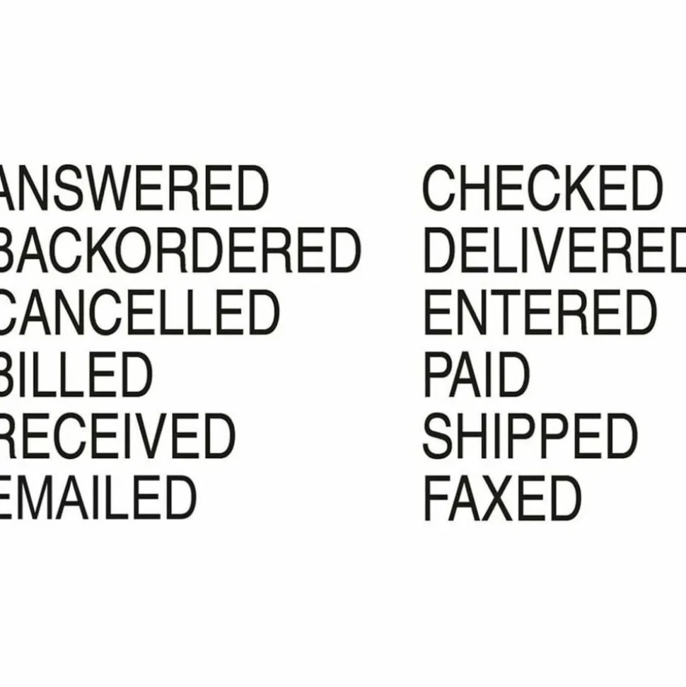 Trodat Professional 12 Message Date Stamp - T5117