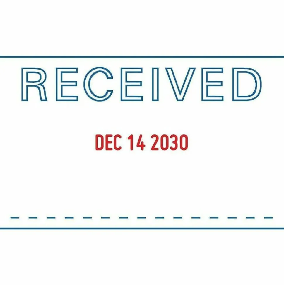 Trodat Received Date Stamp