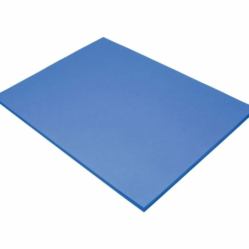 Tru-Ray Construction Paper, 50% Recycled, 18" x 24", Blue, Pack Of 50