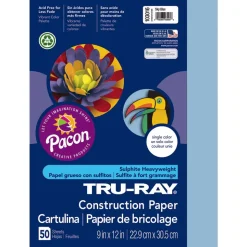 Tru-Ray Construction Paper, 50% Recycled, 9