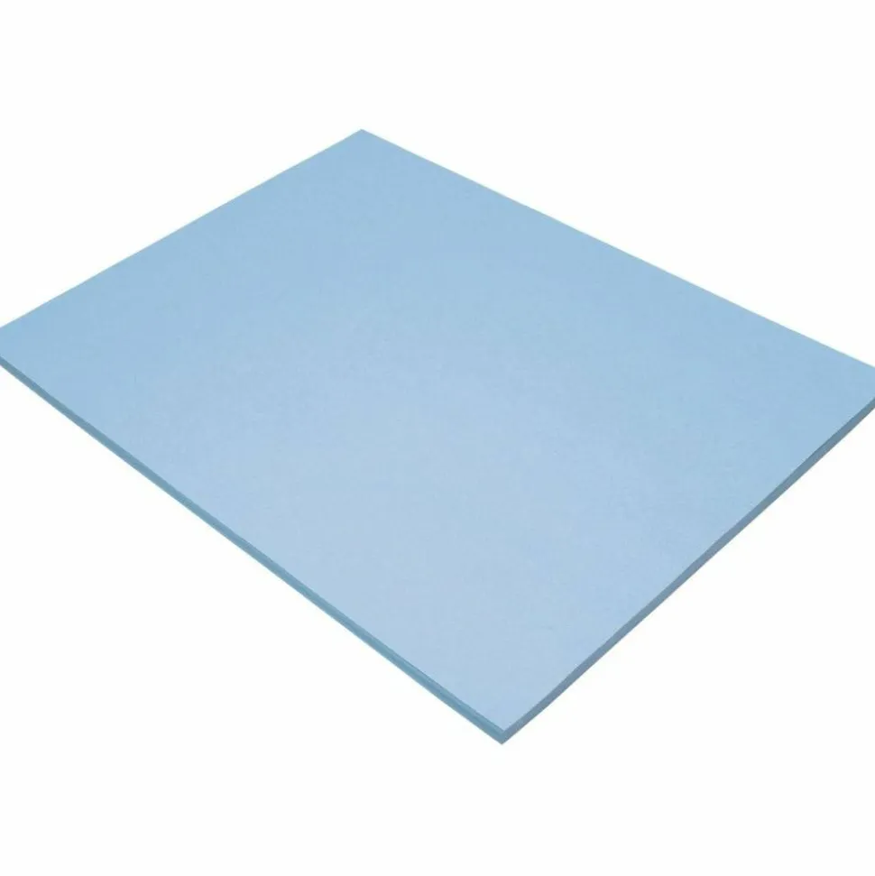 Tru-Ray Construction Paper, 50% Recycled, 18" x 24", Sky Blue, Pack Of 50