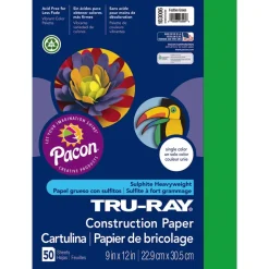 Tru-Ray Construction Paper, 50% Recycled, 9