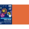 Tru-Ray Construction Paper, 50% Recycled, 12" x 18", Orange, Pack Of 50