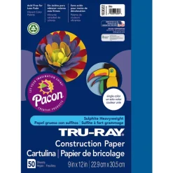 Tru-Ray Construction Paper, 50% Recycled, 9