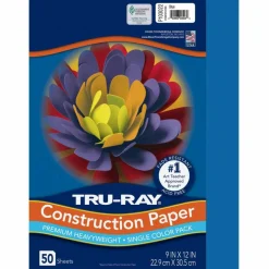 Tru-Ray Construction Paper, 50% Recycled, 9