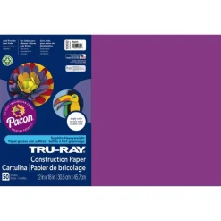 Tru-Ray Construction Paper, 50% Recycled, 12